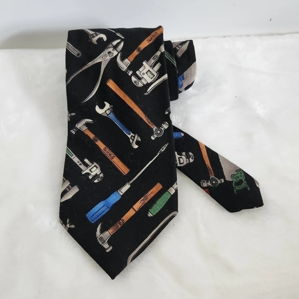 Tango By Max Raab Tool Time Mechanic Home Improvement Necktie Tie